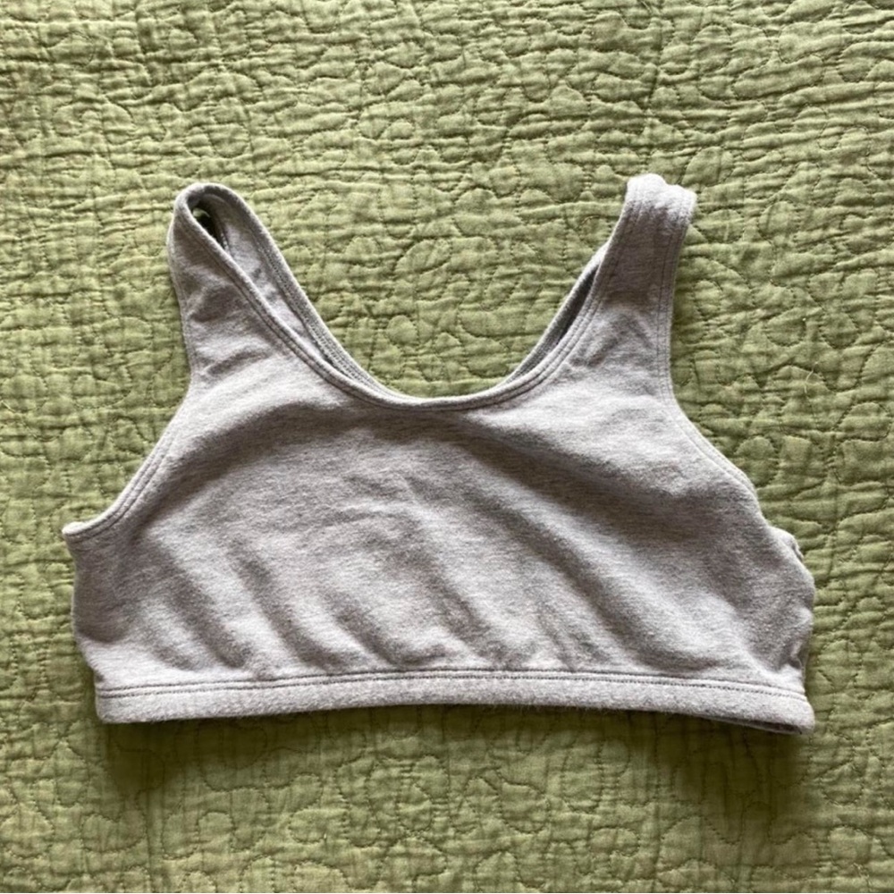 Fruit of the Loom Light Gray Sports Bra